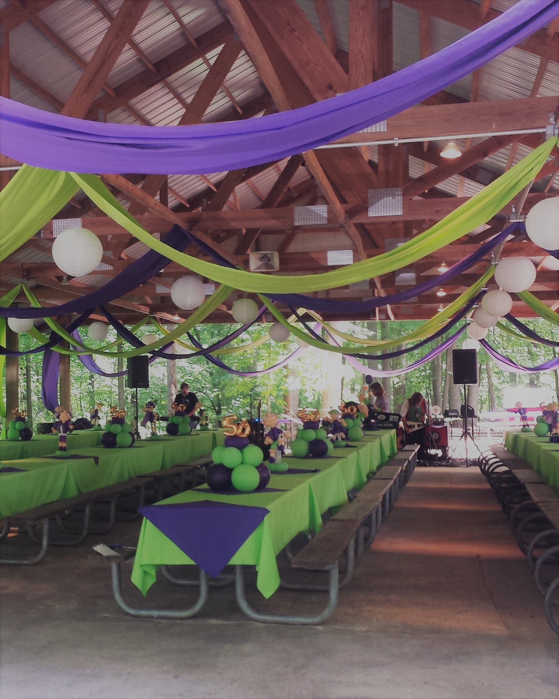 Decorations in Grove Lower Pavilion